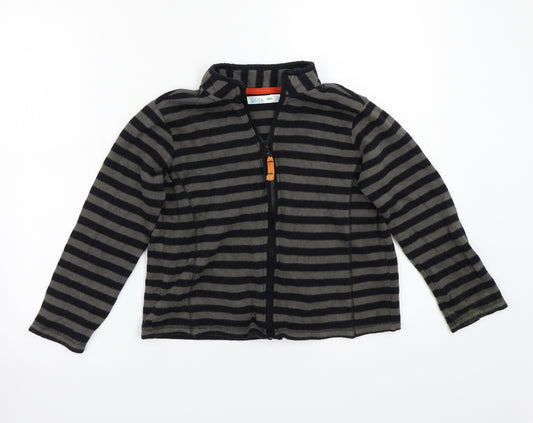 M&Co Boys Grey Striped  Jacket Coat Size 6-7 Years