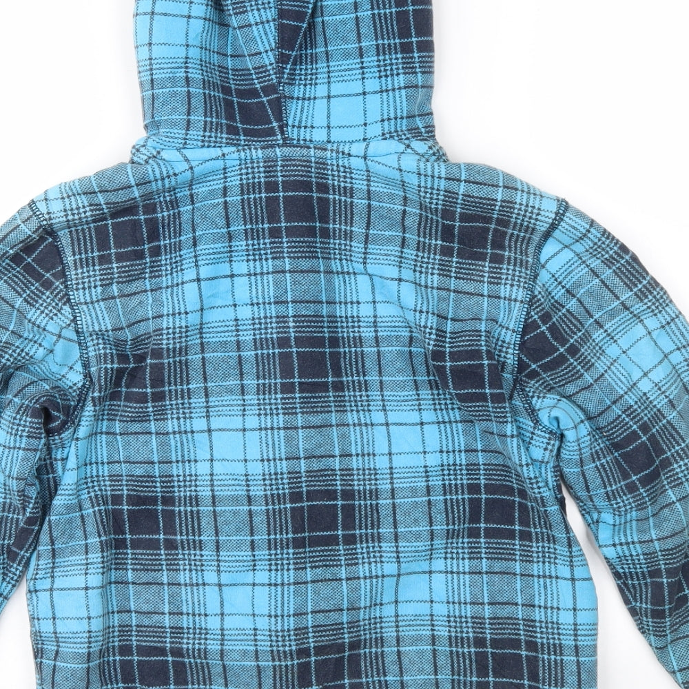 H&M Boys Blue Check  Jacket  Size 11-12 Years
