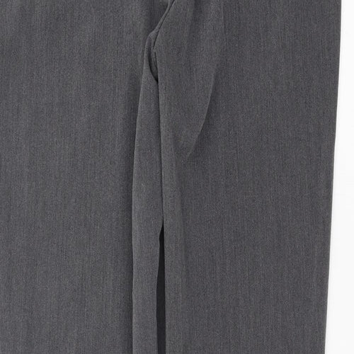 ANNE WEYBURN Womens Grey   Trousers  Size 14 L29 in