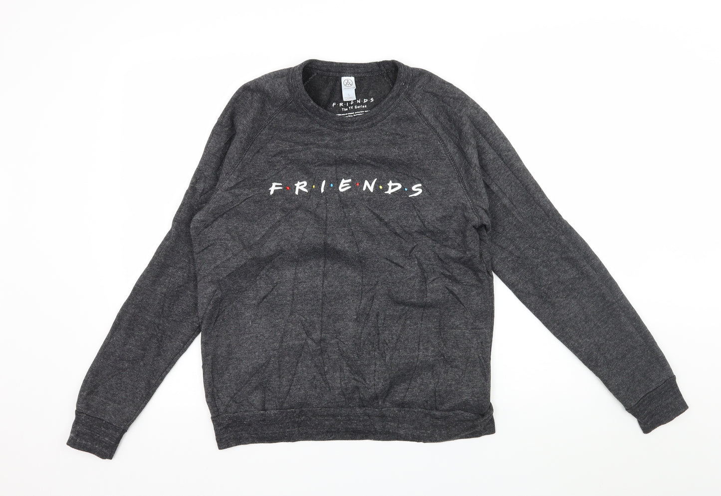 Alternative Womens Grey  Jersey Pullover Sweatshirt Size S  - Friends