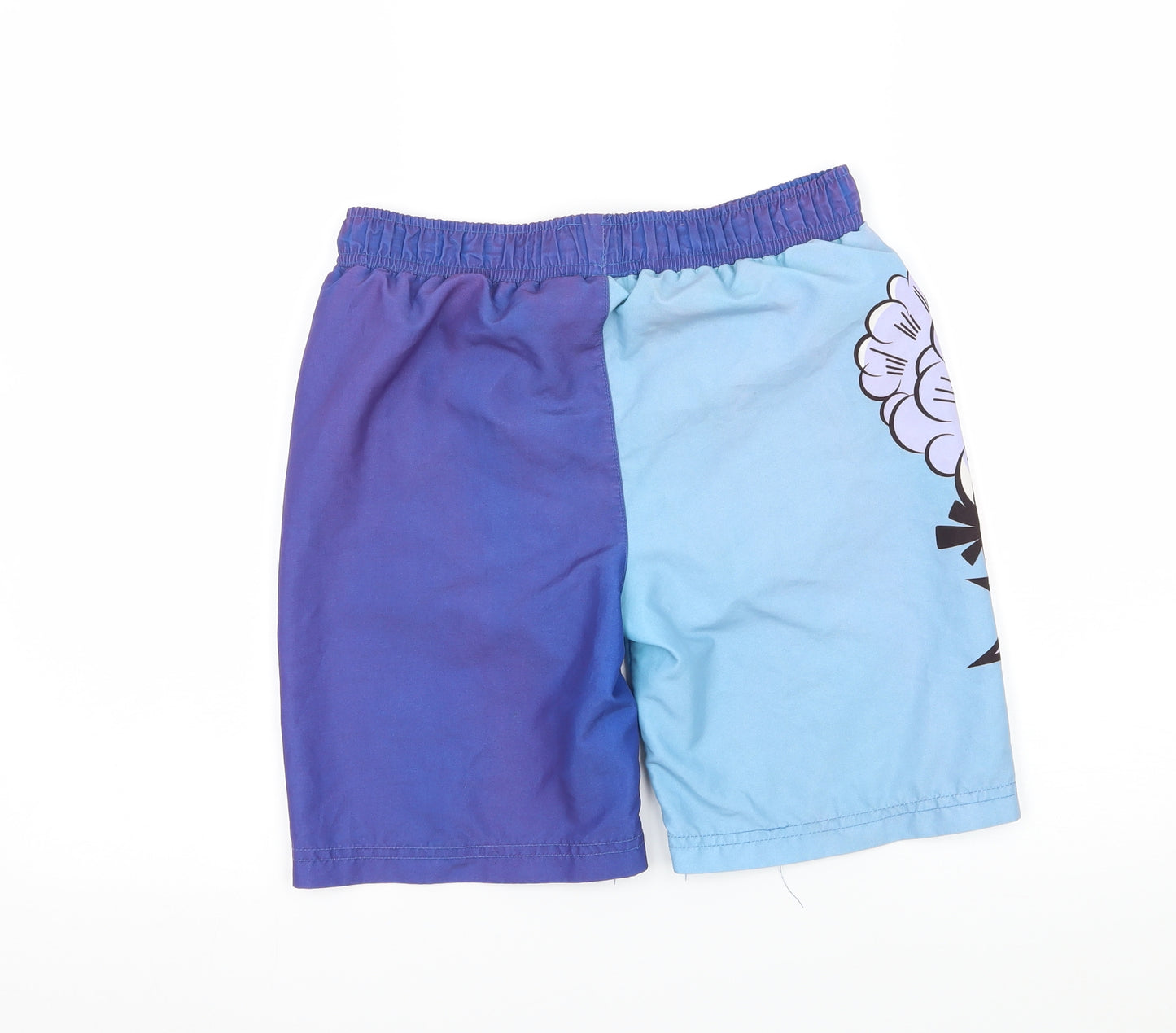 Angry Birds Boys Blue Geometric  Sweat Shorts Size 7-8 Years - Angry Birds