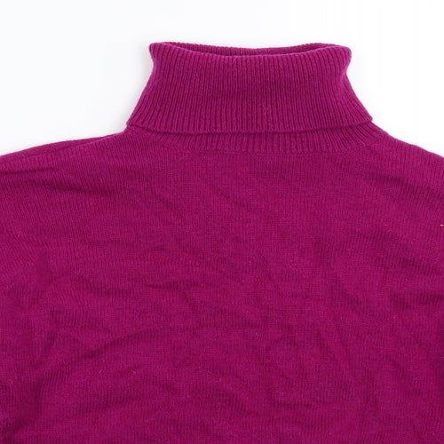 nice things Womens Purple  Knit Pullover Jumper Size M