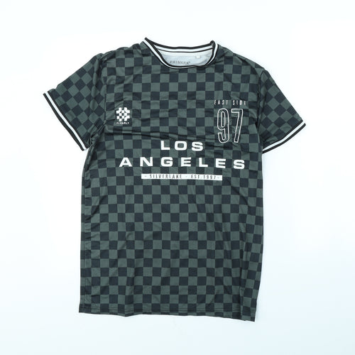 Primark Mens Green   Basic T-Shirt Size S  - Los Angeles