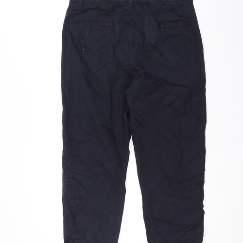 H&M Mens Blue   Trousers  Size 33 in L24 in