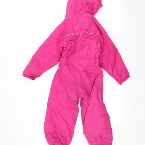 Trespass Girls Pink   Jacket Snowsuit Size 3-4 Years