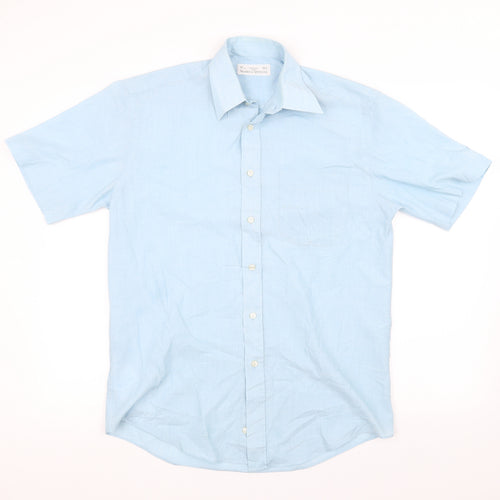 Marks and Spencer Mens Blue    Dress Shirt Size 14.5