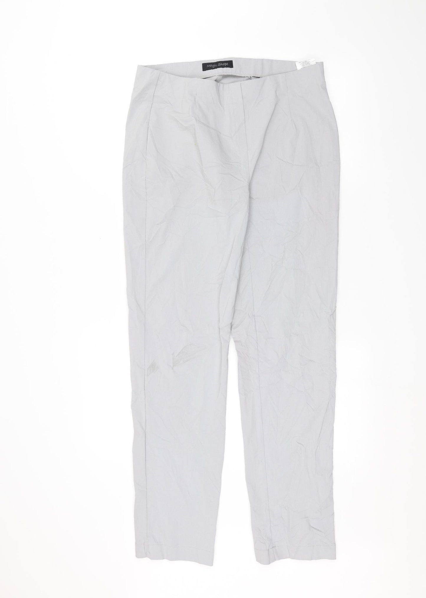 Magic Shape Womens Grey   Trousers  Size 14 L29 in