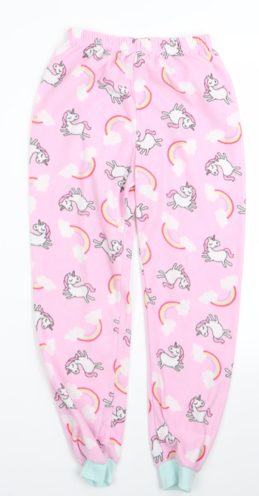 Primark Girls Pink   Top Pyjama Pants Size 10 Years