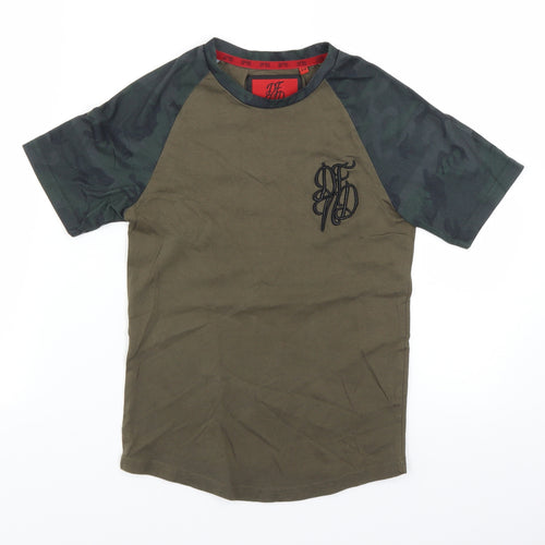 DFND Boys Brown   Basic T-Shirt Size 9-10 Years