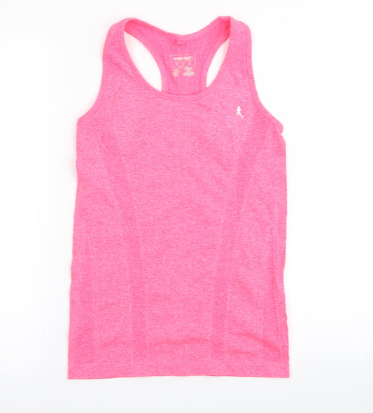 workout Womens Pink   Basic Tank Size 10