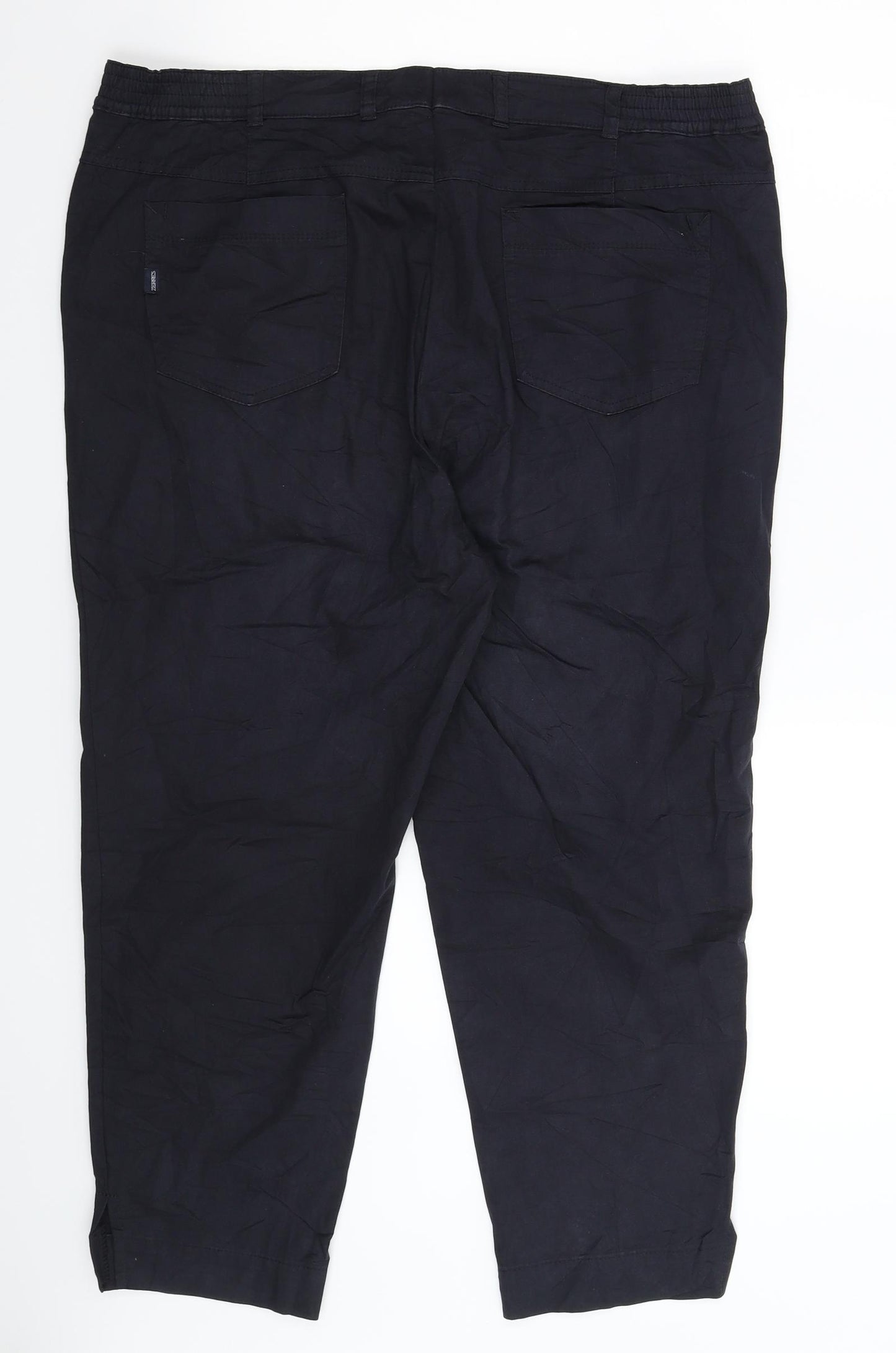 ZERRES Womens Blue   Chino Trousers Size 38 in L24 in