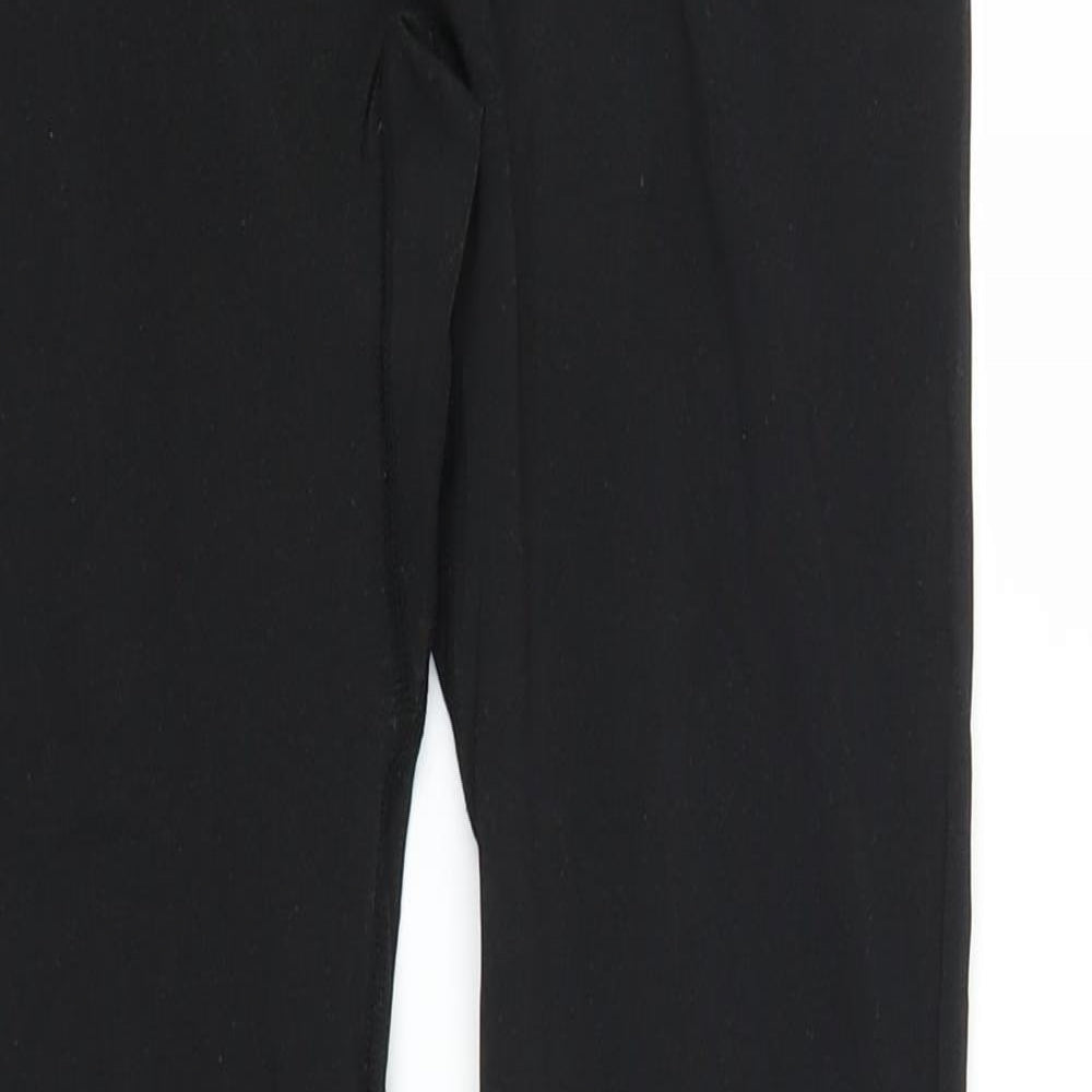 WORKOUT Womens Black   Capri Trousers Size M L26 in