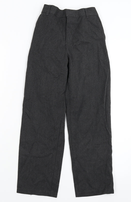 F&F Boys Black   Dress Pants Trousers Size 8-9 Years