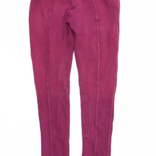 Saxon Womens Purple   Trousers  Size 10 L26 in