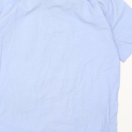 George Mens Blue    Dress Shirt Size 15.5