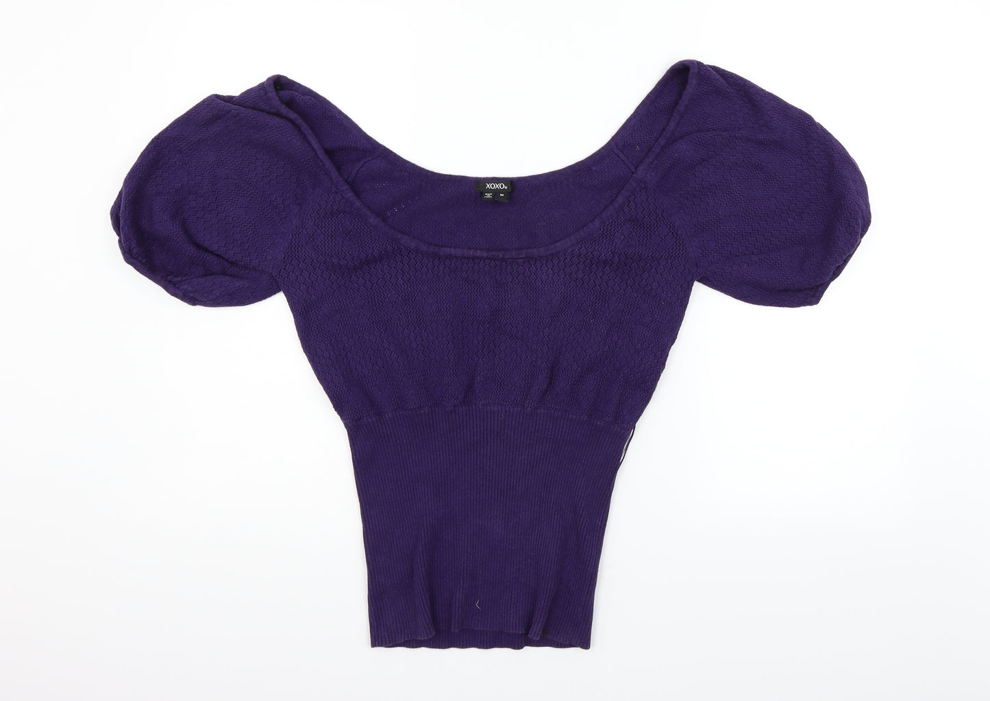 XOXO Womens Purple   Pullover Jumper Size M
