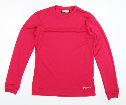 Campri Womens Pink   Basic T-Shirt Size 10