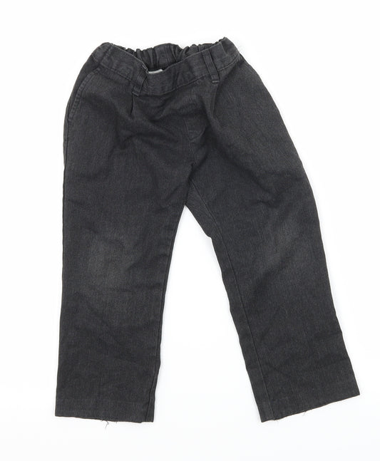 F&F Boys Grey   Dress Pants Trousers Size 3-4 Years