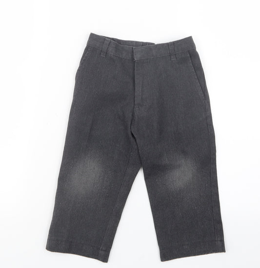 George Boys Grey   Cargo Trousers Size 3-4 Years