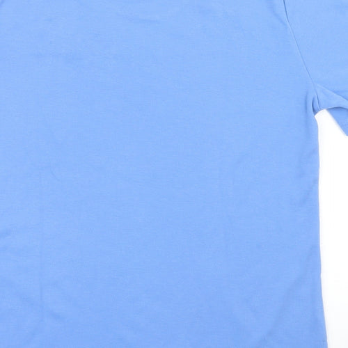 Angelina Womens Blue   Basic T-Shirt Size M