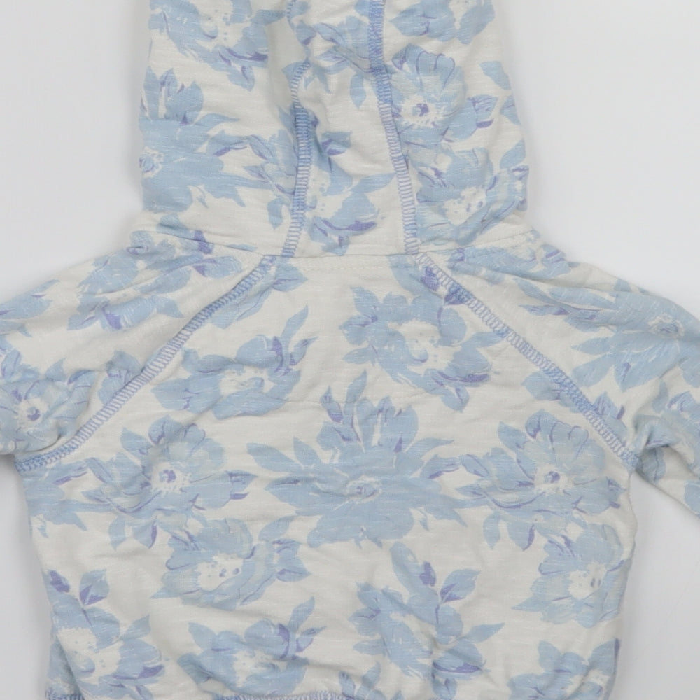 NEXT Girls Blue Floral  Jacket  Size 3 Years