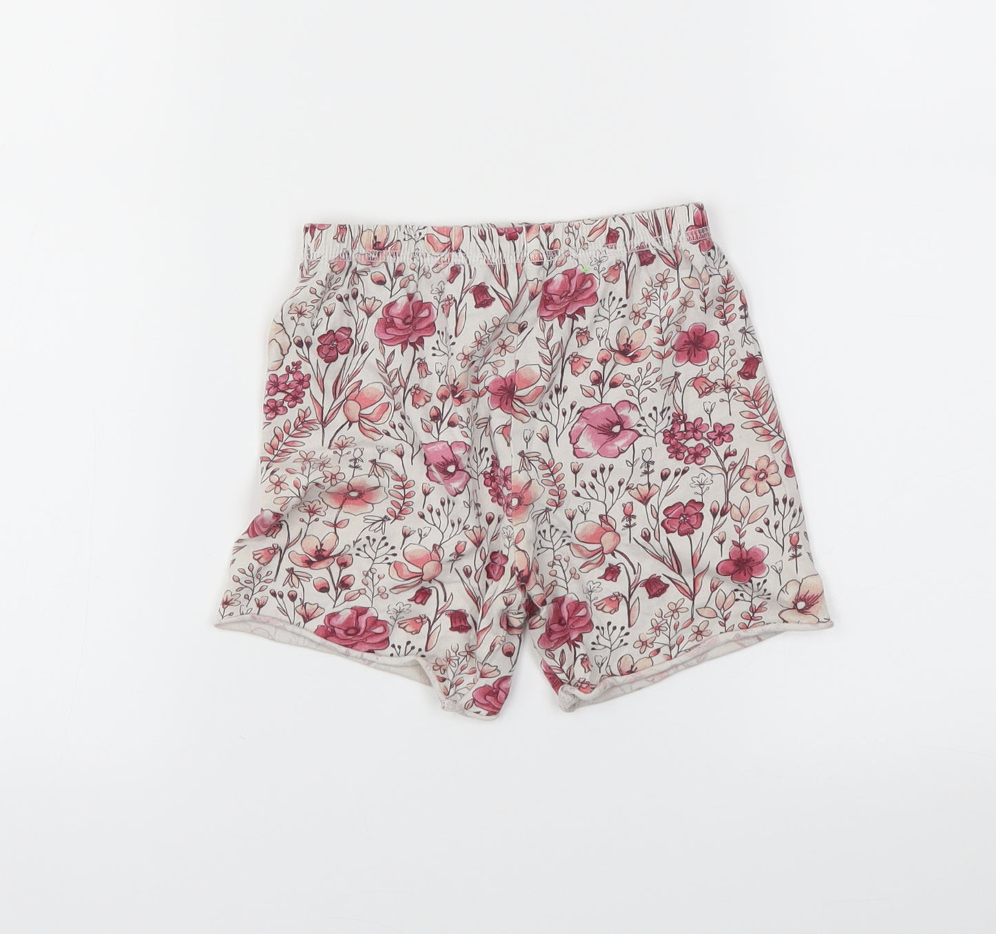 George Girls White Floral  Capri Pyjama Pants Size 3-4 Years