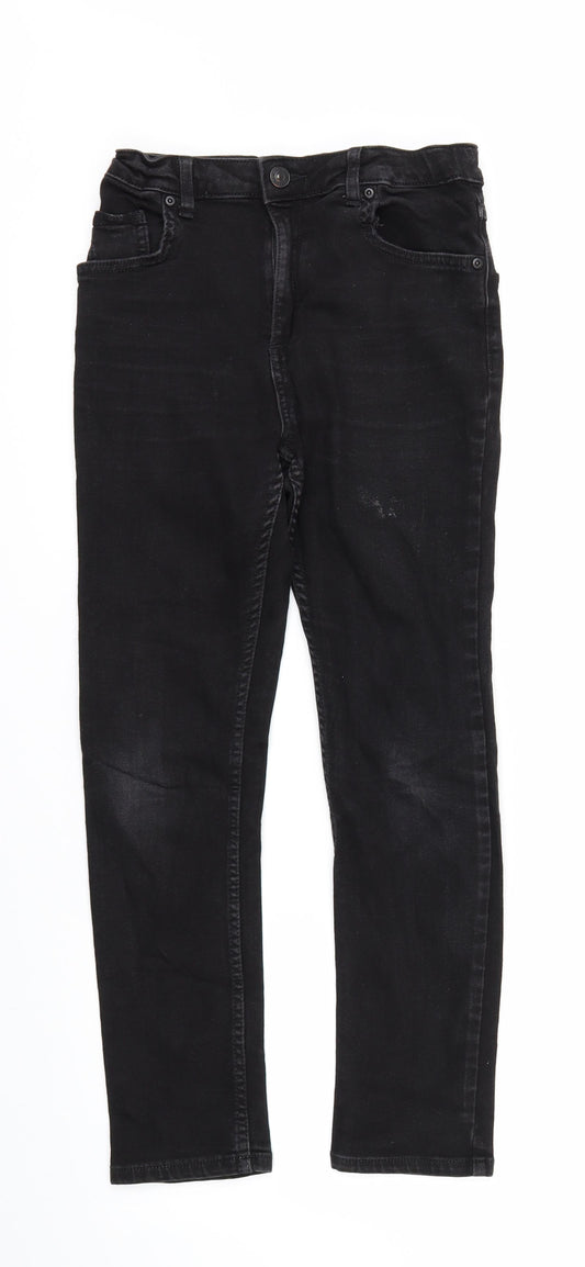 River Island Boys Black   Straight Jeans Size 11 Years