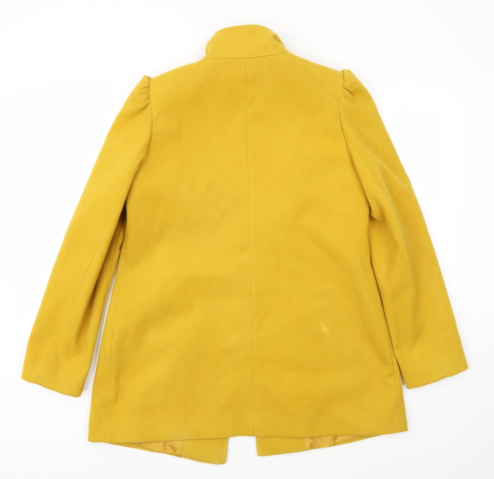 F F Womens Yellow Jacket Coat Size 12 Preworn Ltd