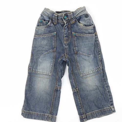 Fat Face Boys Blue  Denim Straight Jeans Size 3-4 Years