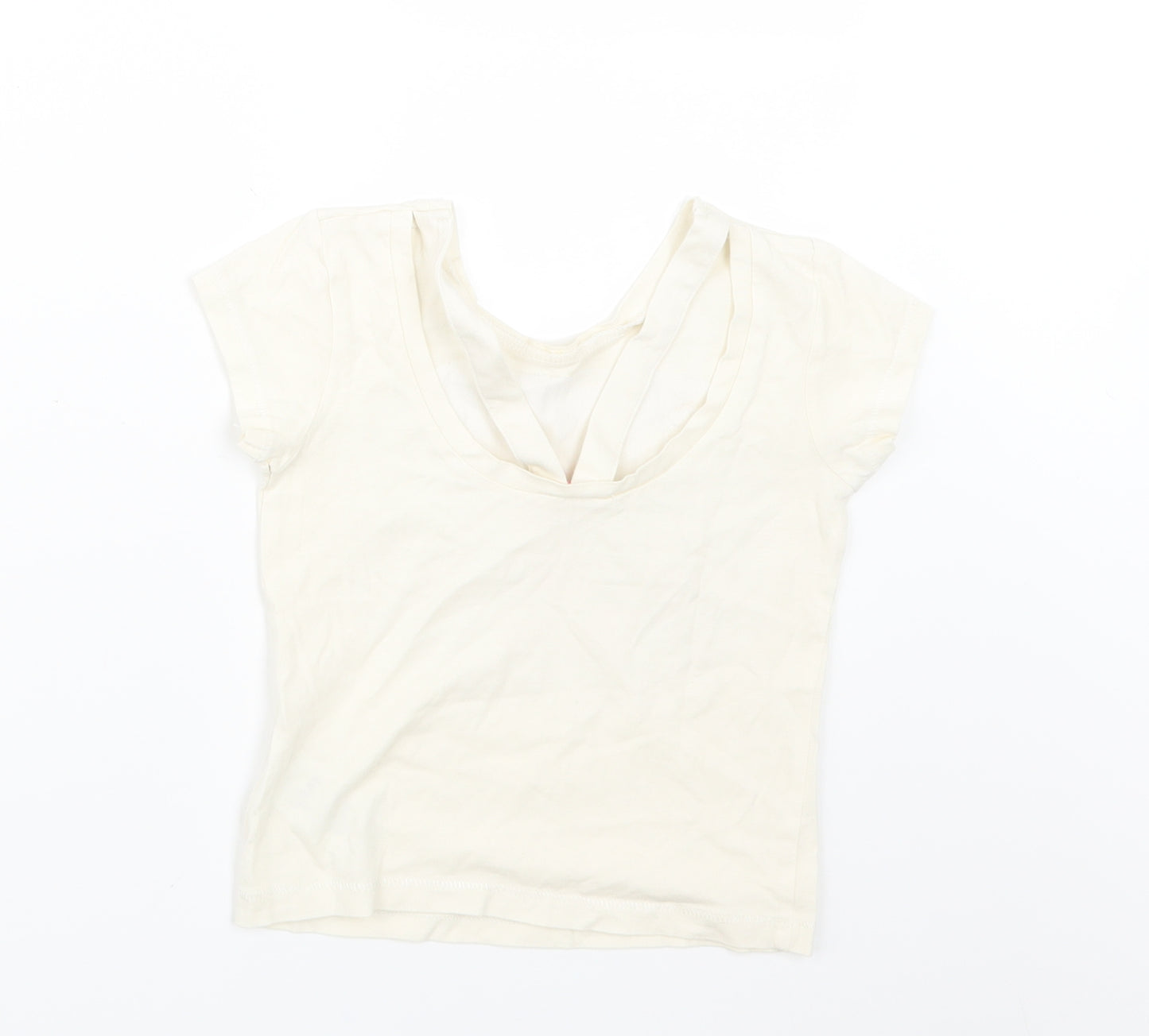 Billieblush Girls Ivory   Basic T-Shirt Size 4 Years
