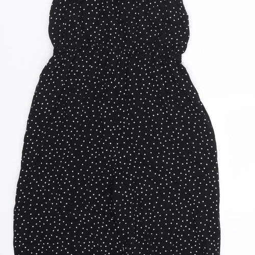 New Look Girls Black Polka Dot  Jumpsuit One-Piece Size 10 Years