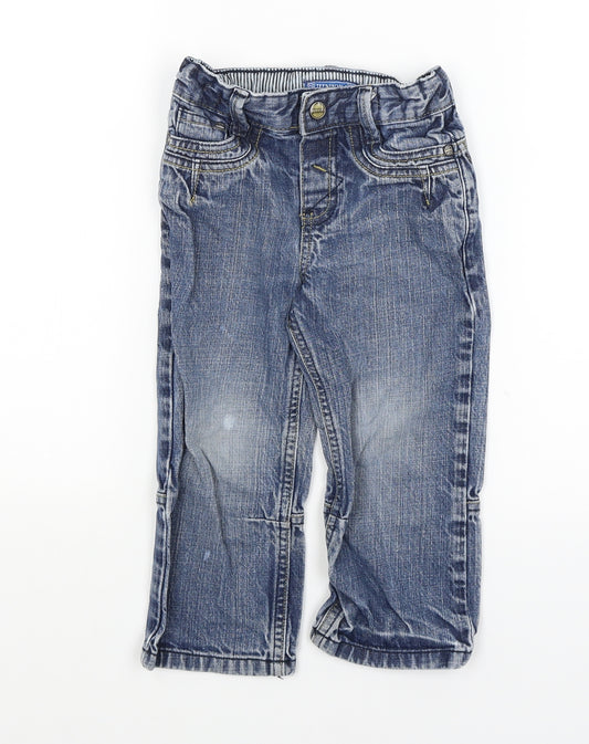 Junior J Boys Blue   Straight Jeans Size 3-4 Years