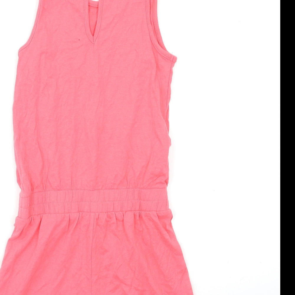 George Girls Pink   Playsuit One-Piece Size 7 Years