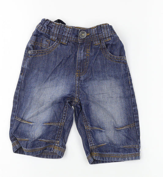 F&F Boys Blue  Denim Straight Jeans Size 5-6 Years