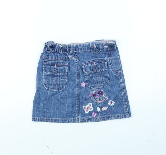 George Girls Blue   Mini Skirt Size 3 Years