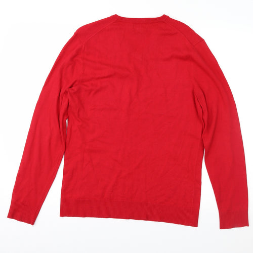 Alfani Mens Red   Pullover Jumper Size S