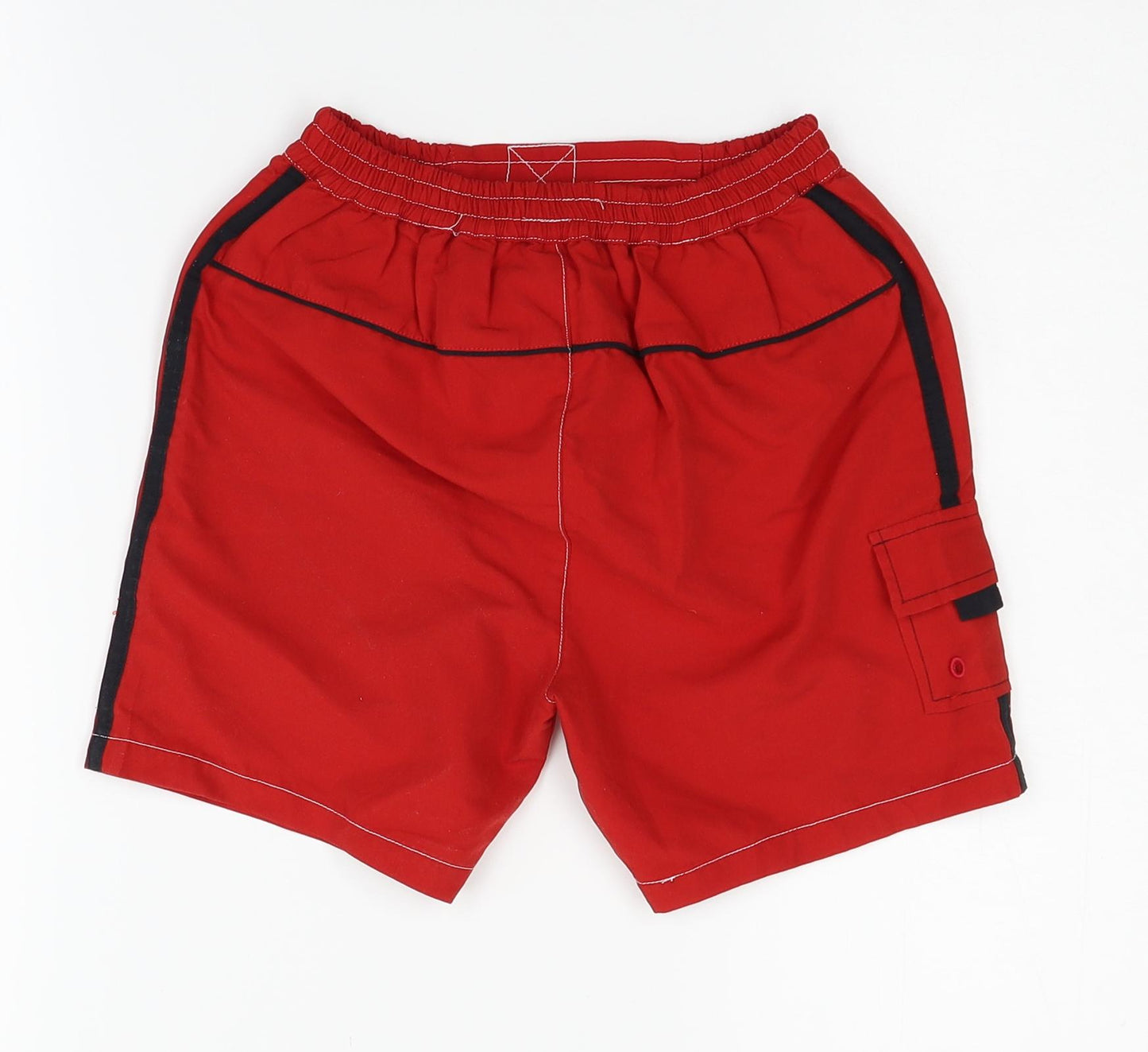 TU Boys Red   Bermuda Shorts Size 4-5 Years - swim, roary the racing car