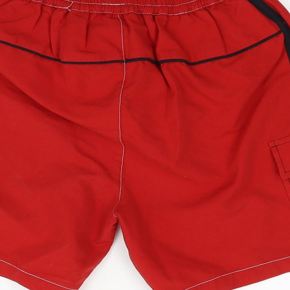 TU Boys Red   Bermuda Shorts Size 4-5 Years - swim, roary the racing car