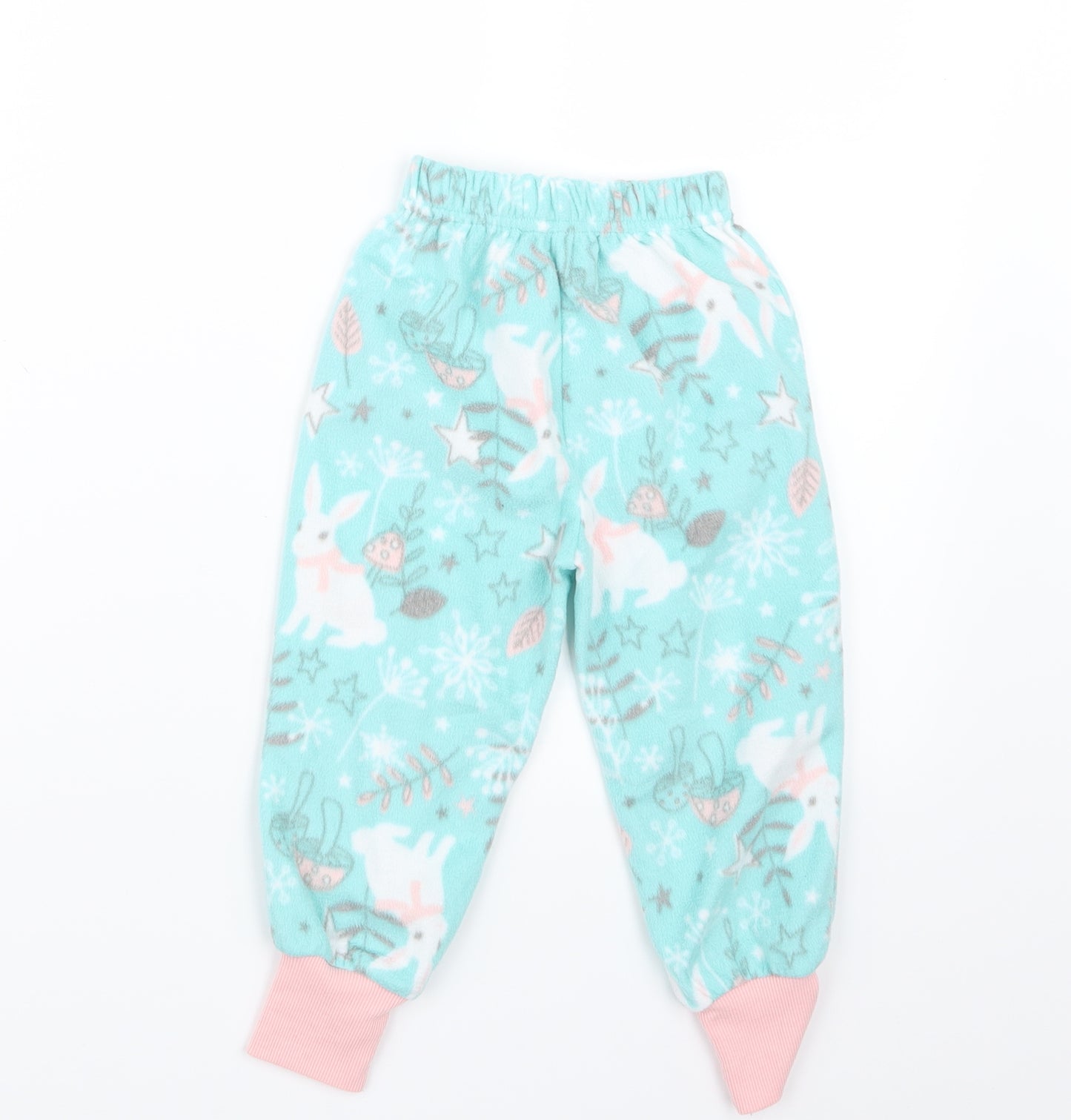 TU Girls Green Geometric  Capri Pyjama Pants Size 2-3 Years