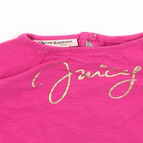Juicy Couture Baby Pink   Basic T-Shirt Size 6-9 Months