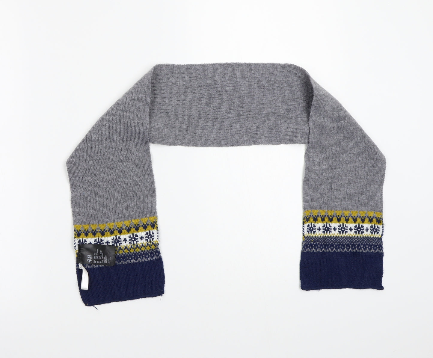 H&M Boys Grey   Scarf  One Size