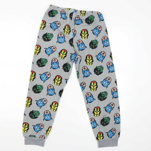 Primark Boys Grey Solid   Pyjama Pants Size 9-10 Years