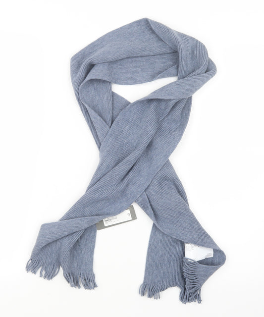 Marks and Spencer Mens Blue  Knit Scarf  One Size
