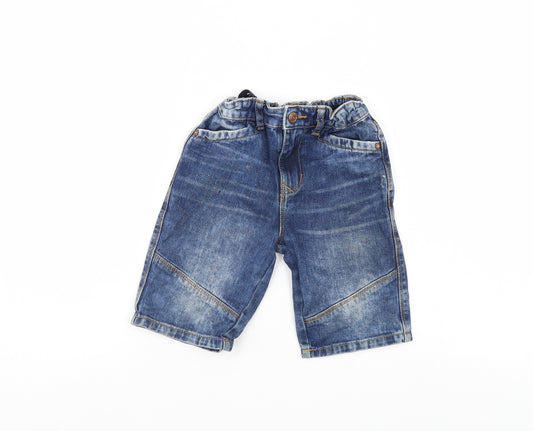 Denim & Co. Boys Blue  Denim Cropped Jeans Size 6-7 Years