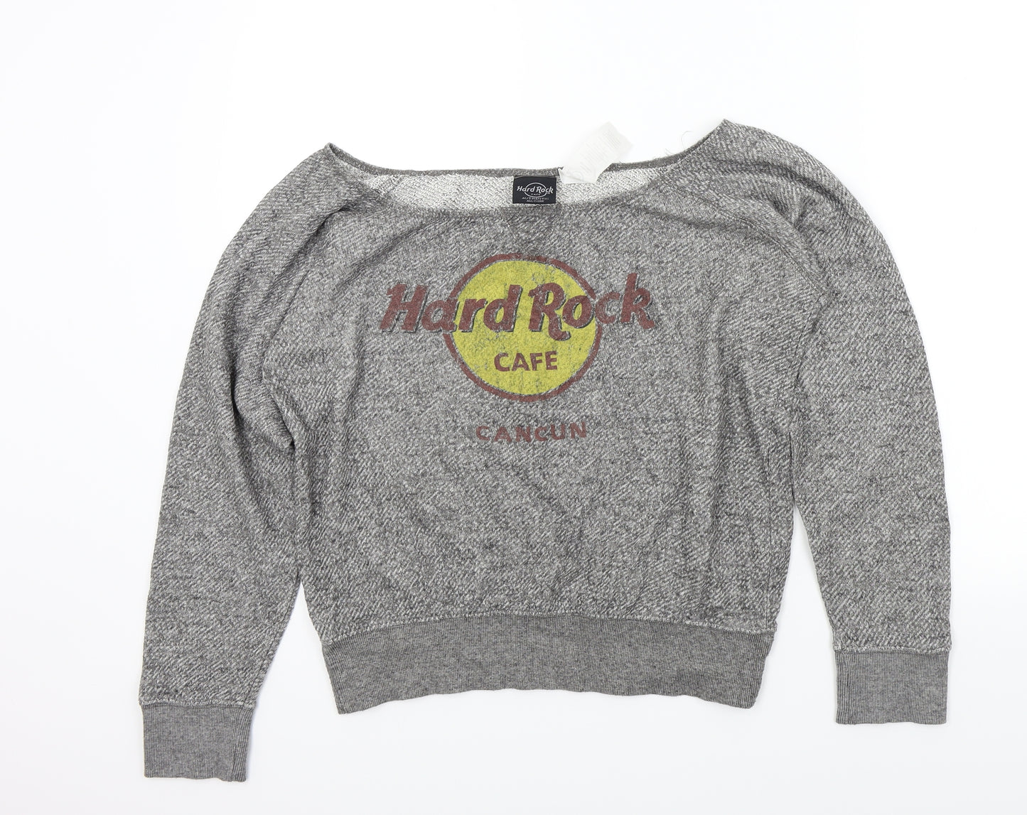 Hard Rock Cafe Womens Grey   Pullover Jumper Size M