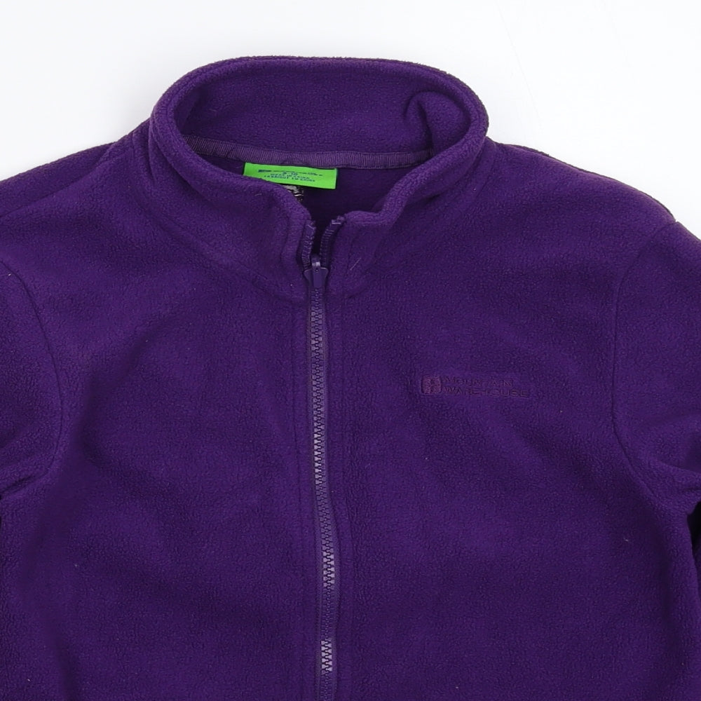 Mountain Warehouse Boys Purple  Fleece Jacket  Size 10 Years