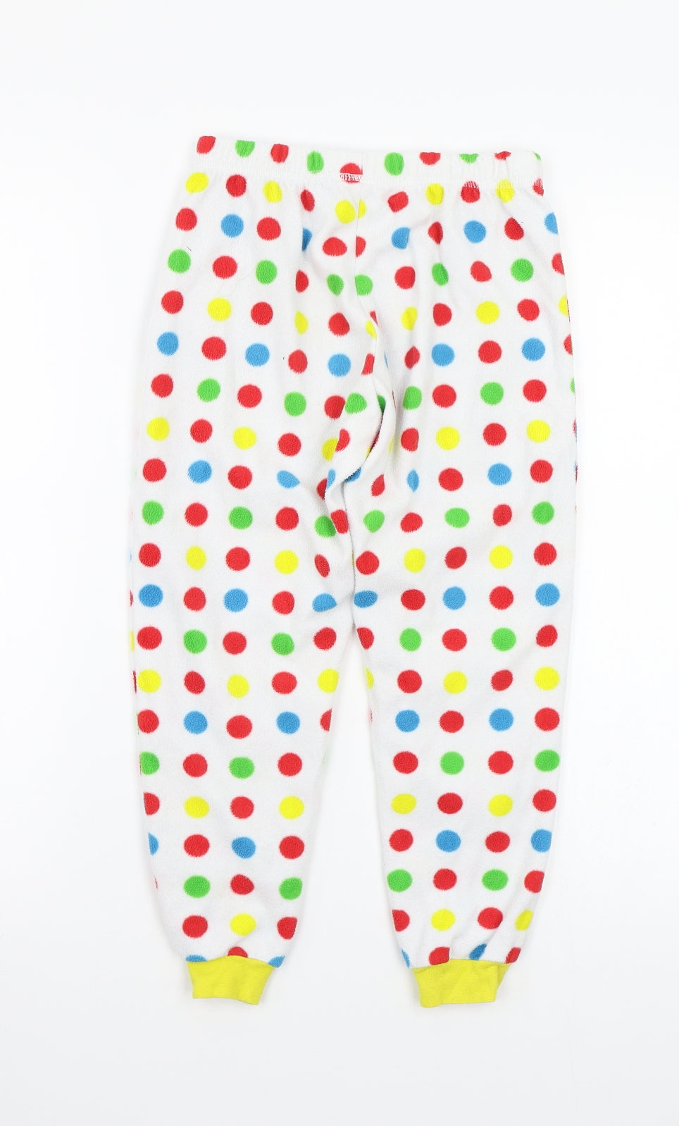 George Girls White Polka Dot   Pyjama Pants Size 7-8 Years