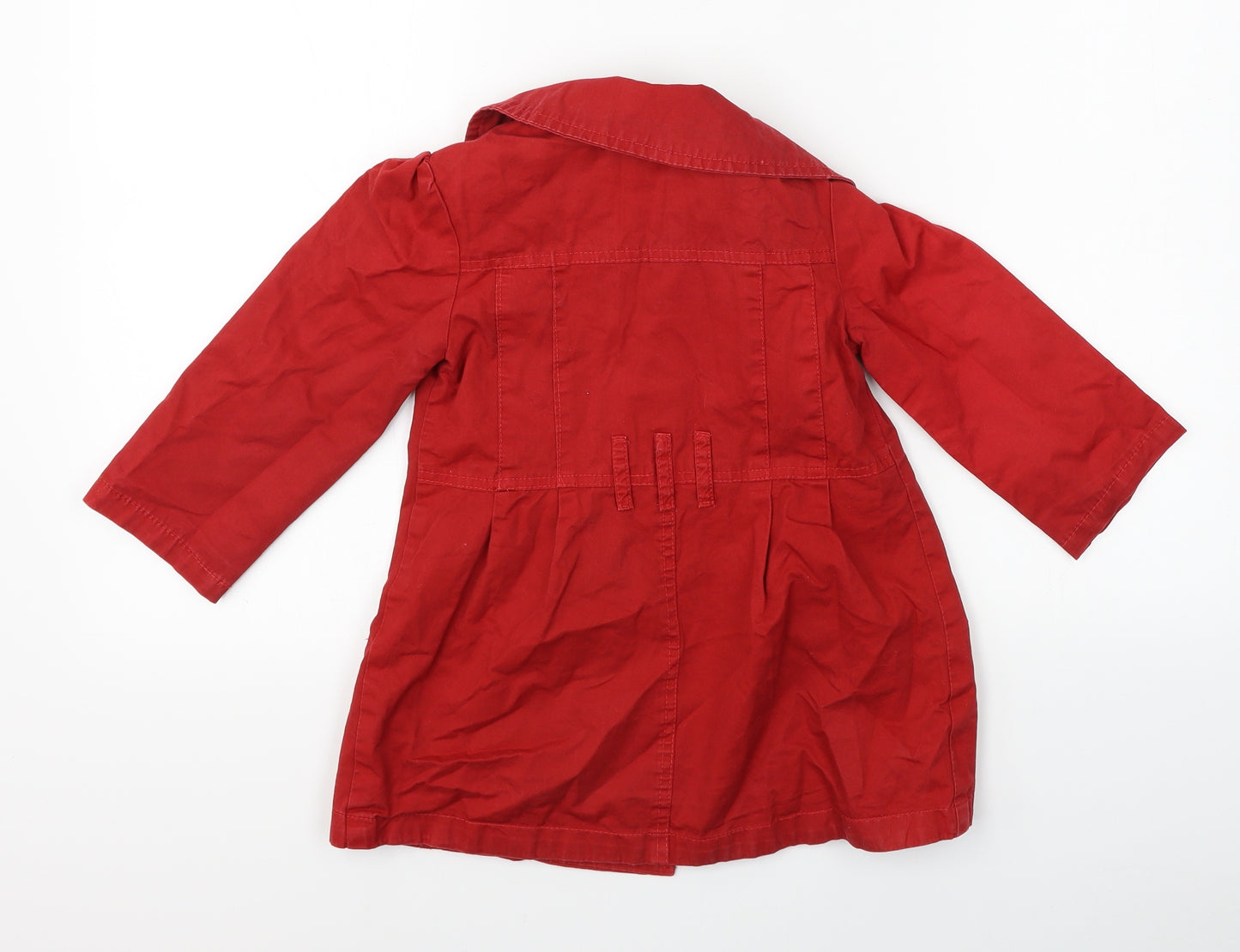 Young Dimension Girls Red   Rain Coat Coat Size 2-3 Years