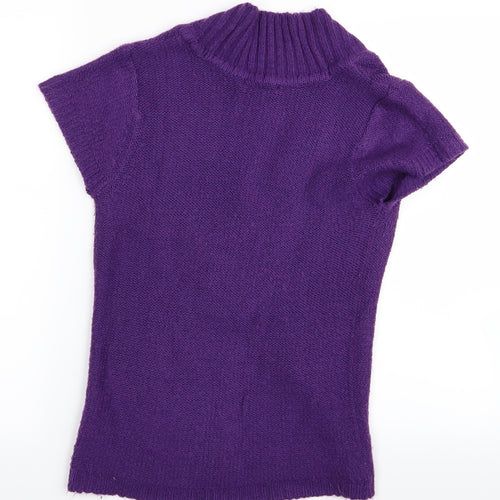 Melrose Womens Purple   Pullover Jumper Size 14