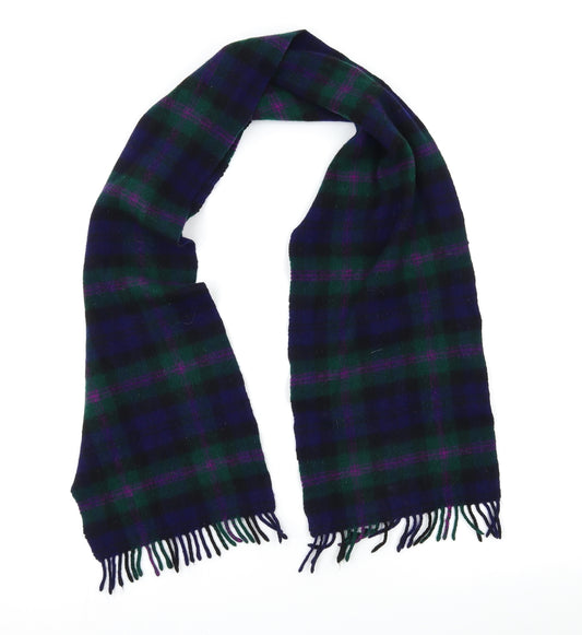 Roxburgh Unisex Multicoloured Plaid Wool Scarf  One Size